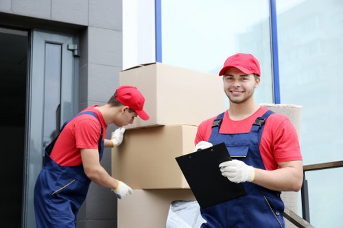 Office removals team planning a business move in Crystal Palace
