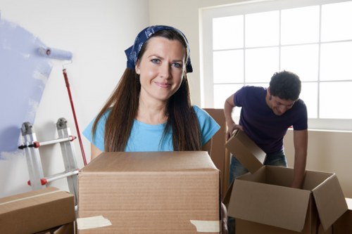 Careful loading of furniture for a local move in Crystal Palace