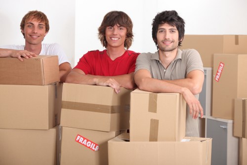 Commercial moving team planning a business relocation in Crystal Palace