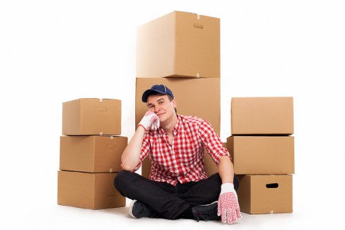 Preparing household furniture for transport in Crystal Palace